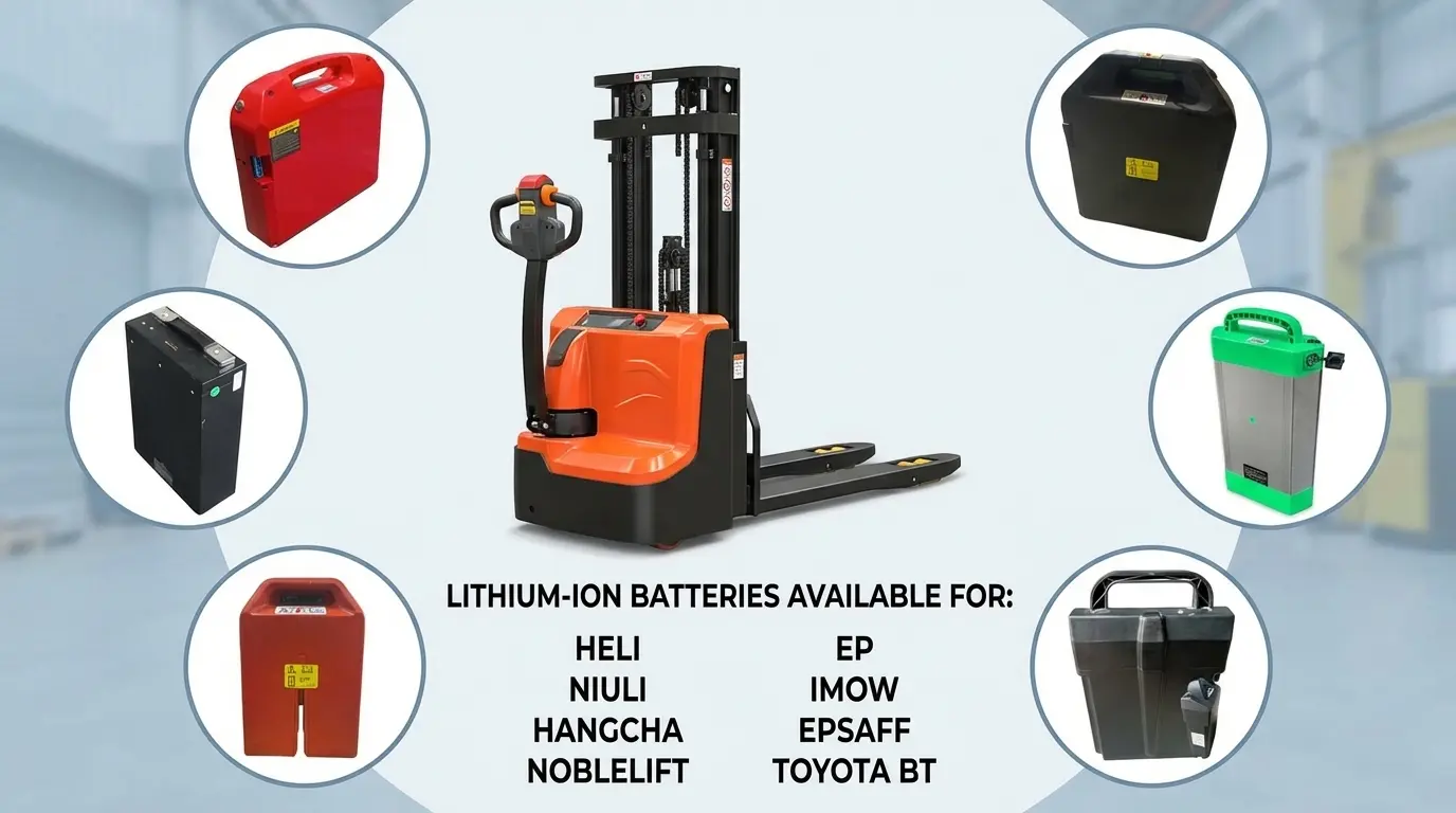 pin lithium xe nâng FAQ thực tế