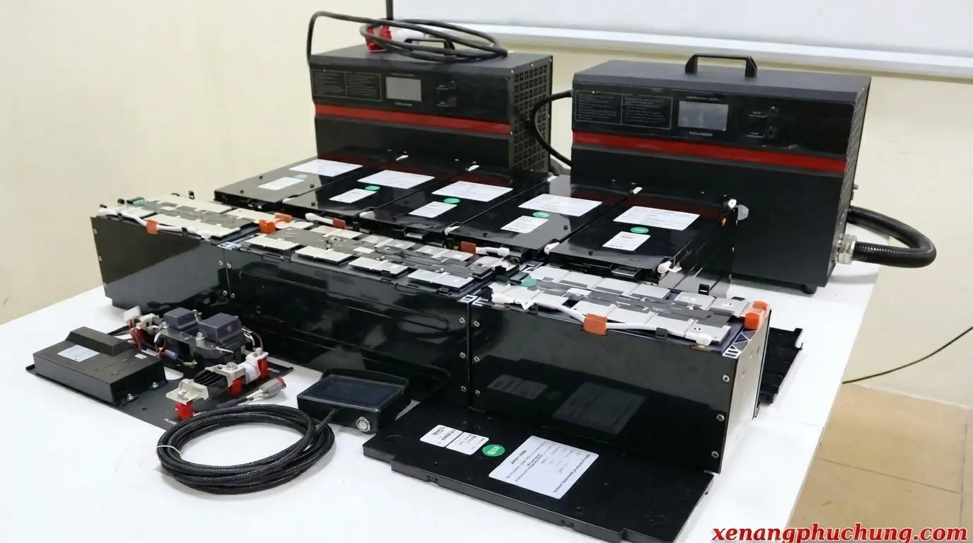 bảo trì pin lithium xe nâng