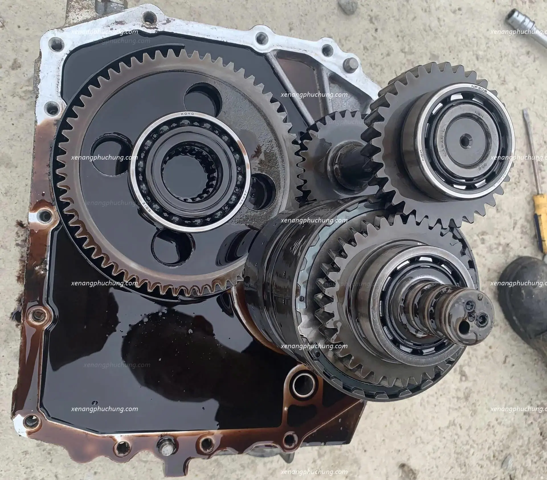 sửa hộp số xe nâng