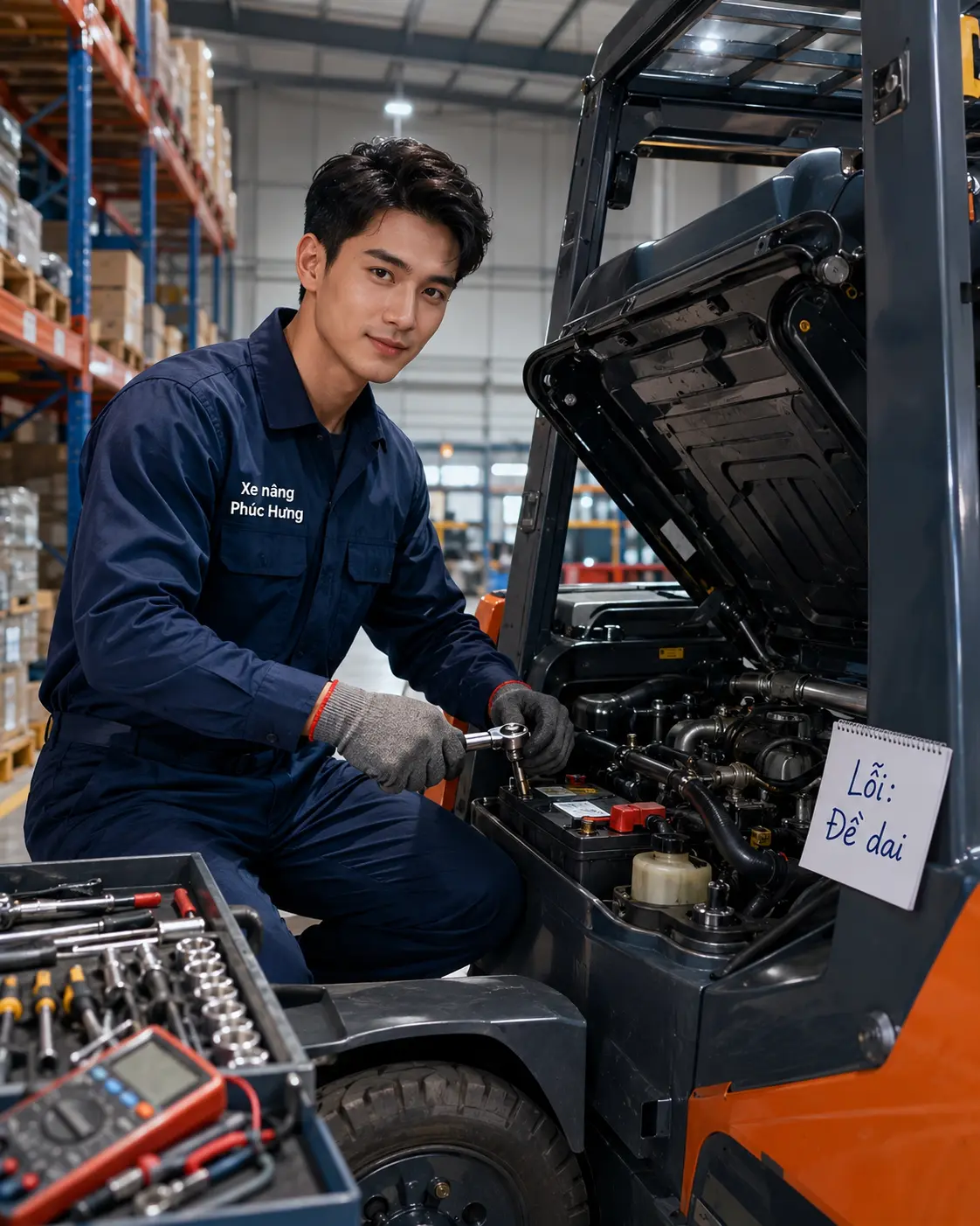 sửa xe nâng dầu chính hãng